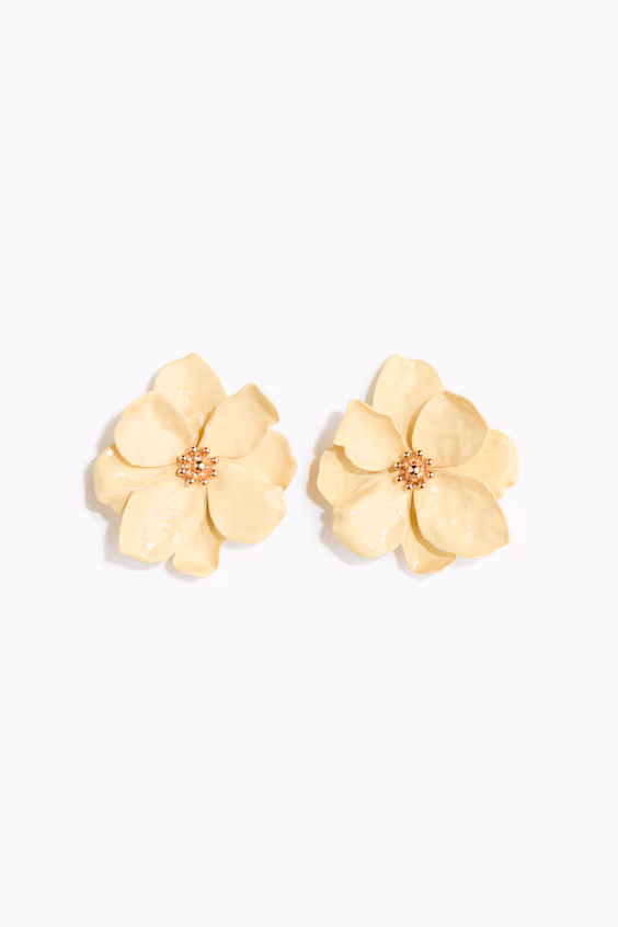 Серьги в форме цветка h&m