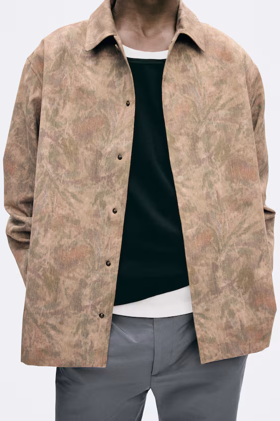 Рубашка-оверсайз