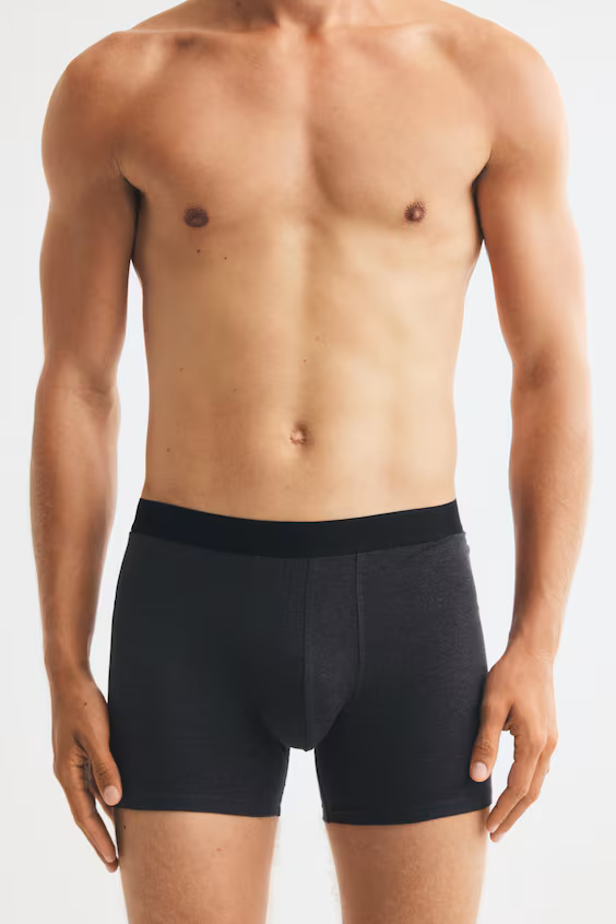 Набор из 10 средних боксеров с лайкрой®