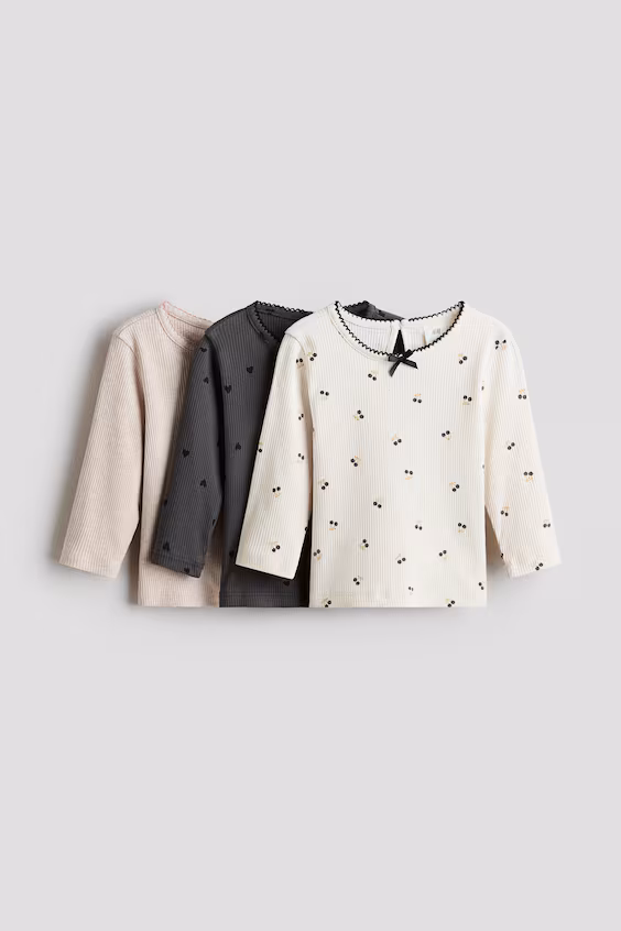 Набор из 3 хлопковых свитеров h&m