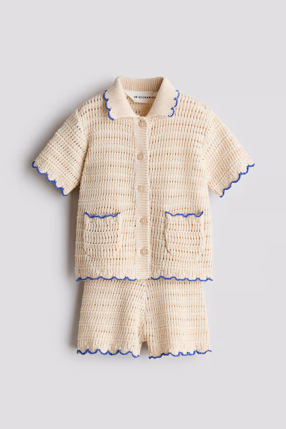 Комплект из 2 предметов в стиле крючком h&m