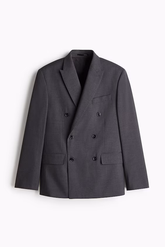 Пиджак regular fit с застежкой на пуговицу