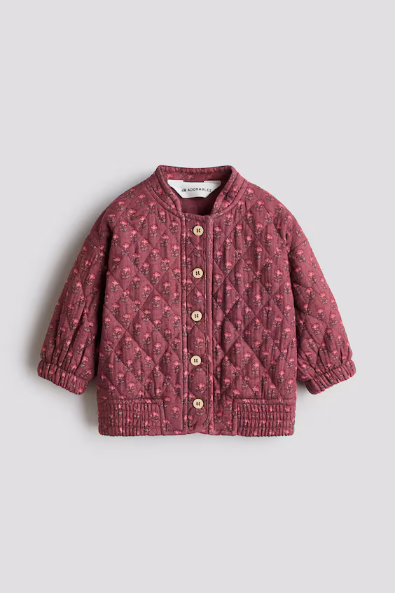 Стеганая хлопковая куртка h&m