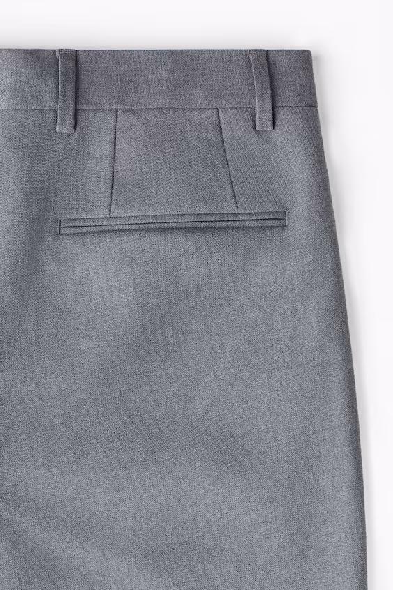 Брюки узкого кроя для костюма