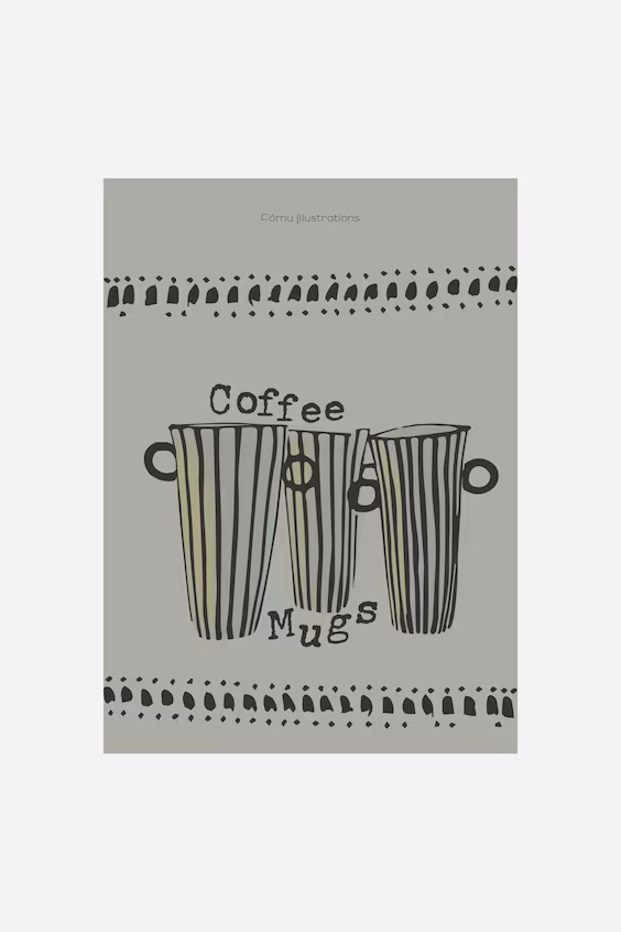 Кофейные чашки fōmu illustrations - morningcoffee