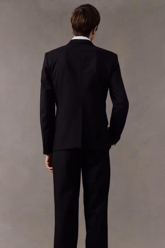 Узкий пиджак с застежкой на пуговицу skinny fit