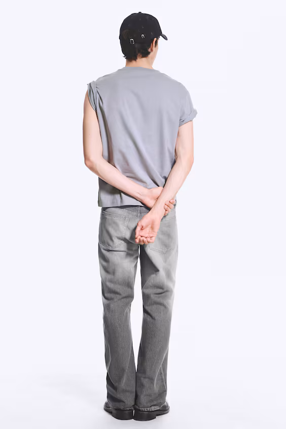 Джинсы mercury bootcut комфортные средней посадки