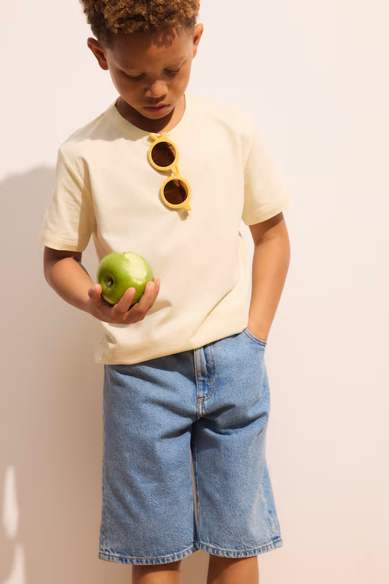 Комфортные джинсовые шорты h&m