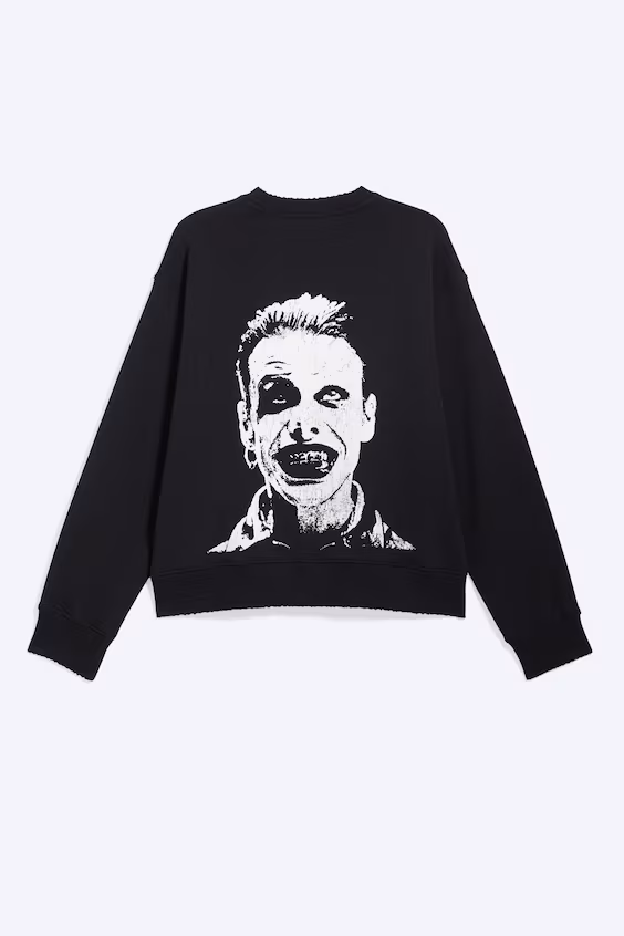 Свободный свитер yungblud с принтом