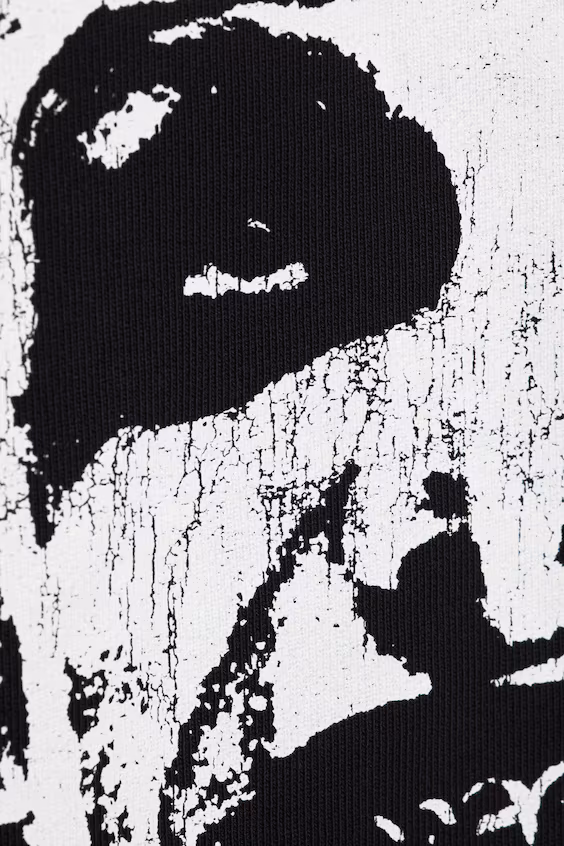 Свободный свитер yungblud с принтом