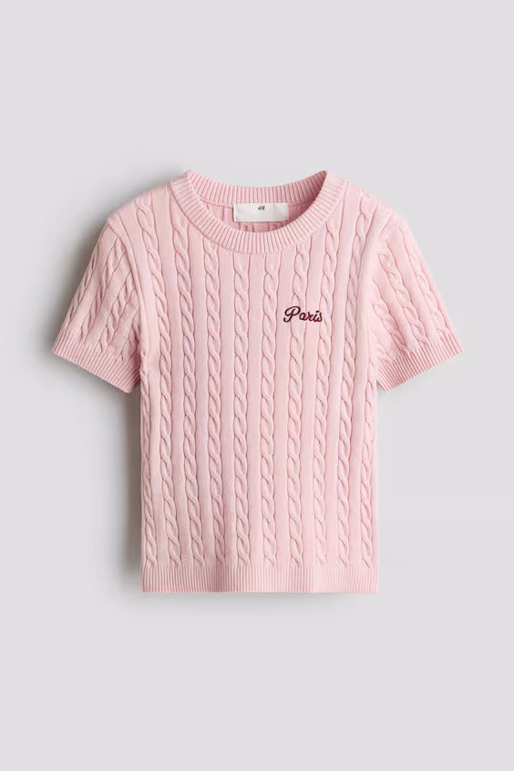 Футболка из ткани с перекрученными нитями