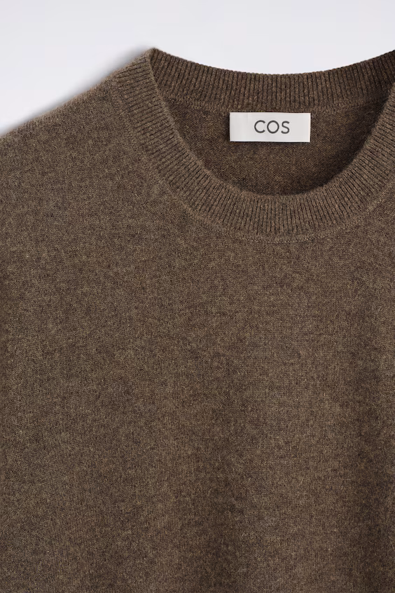 Свитер из кашемира с круглым вырезом