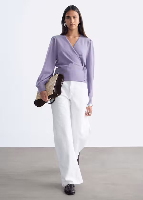 Кардиган из мериносовой шерсти h&m
