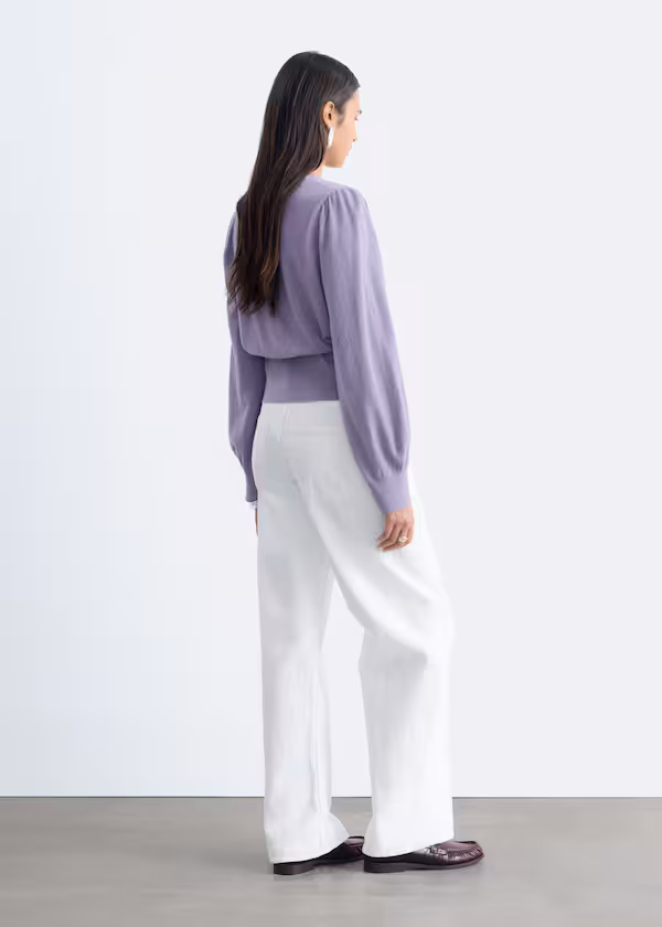 Кардиган из мериносовой шерсти h&m