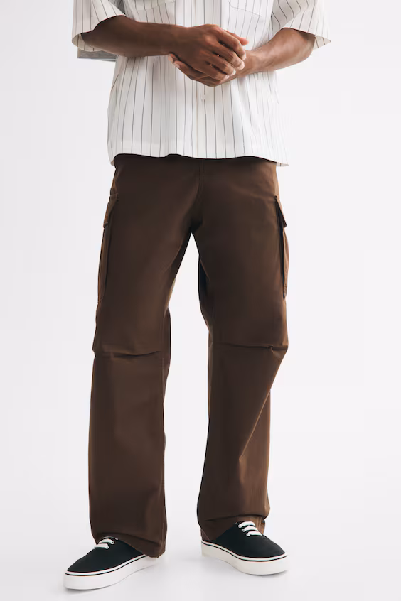 Комфортные брюки карго relaxed fit