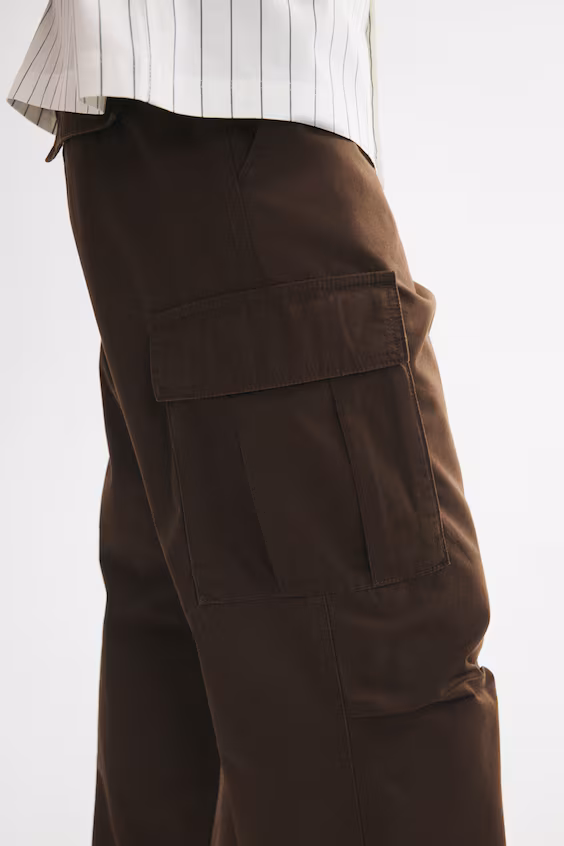 Комфортные брюки карго relaxed fit