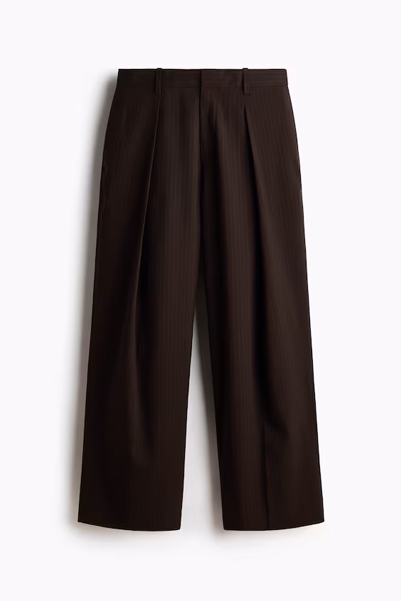 Классические брюки свободного кроя h&m
