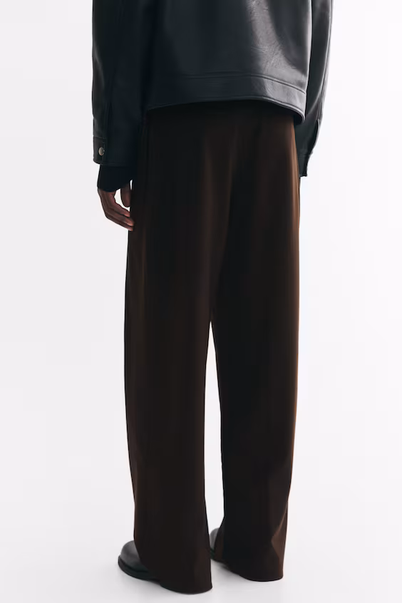 Классические брюки свободного кроя h&m