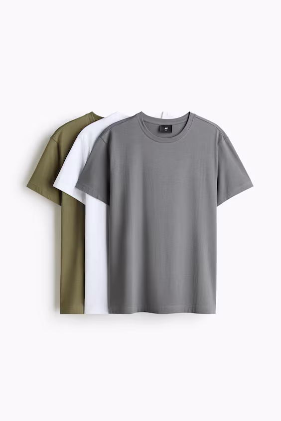 Набор из 3 футболок slim fit
