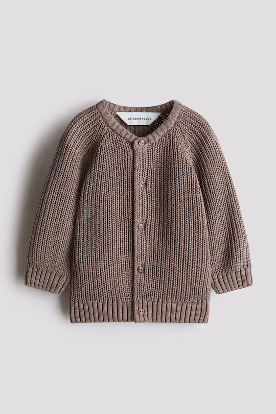 Кашемировый английский кардиган из хлопка h&m