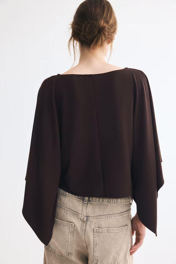 Пальто из смеси вискозы h&m