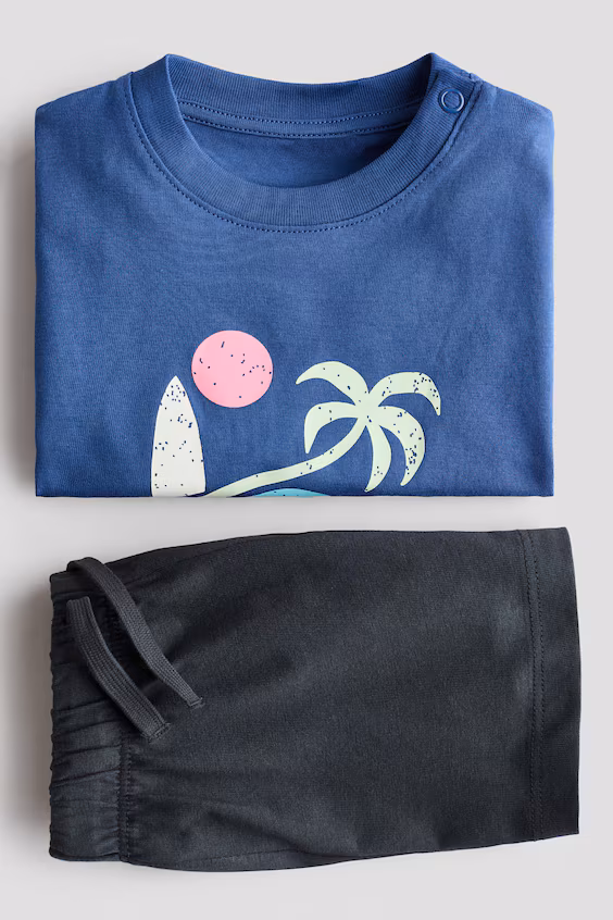Комплект из 2 предметов из хлопка h&m