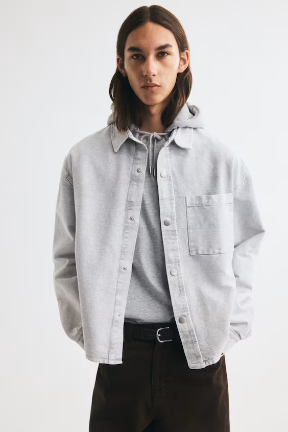 Рубашка с капюшоном h&m