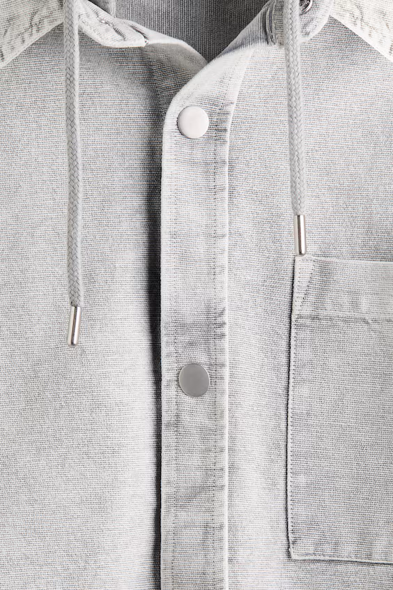 Рубашка с капюшоном h&m