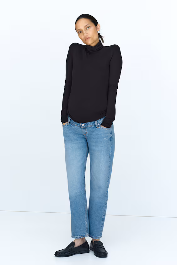 Джинсы mama slim mom ankle