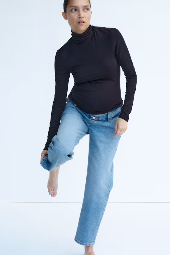Джинсы mama slim mom ankle