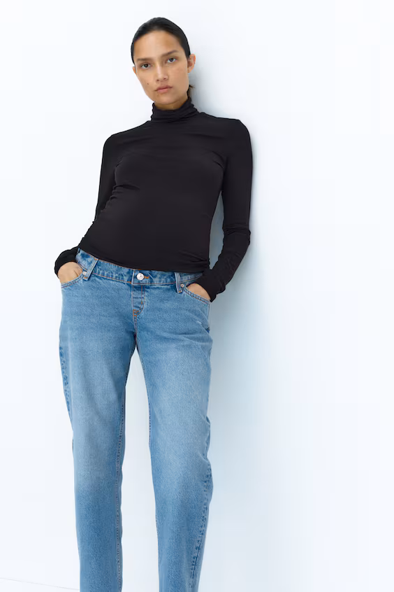 Джинсы mama slim mom ankle