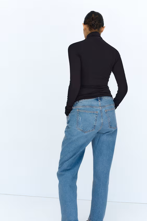 Джинсы mama slim mom ankle