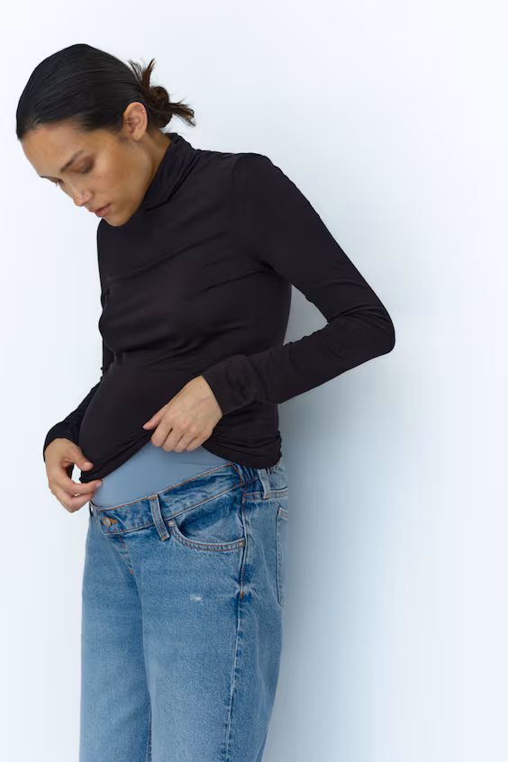 Джинсы mama slim mom ankle