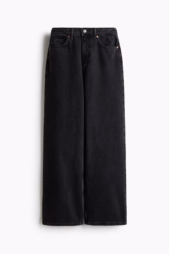 Джинсы wide regular waist