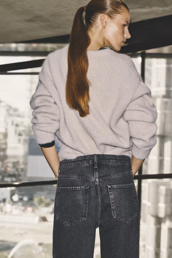 Джинсы wide regular waist