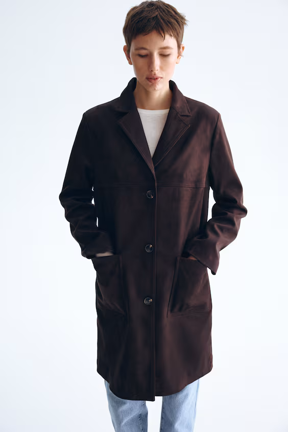 Пальто до колена