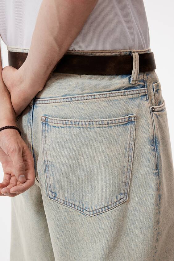 Джинсы багги