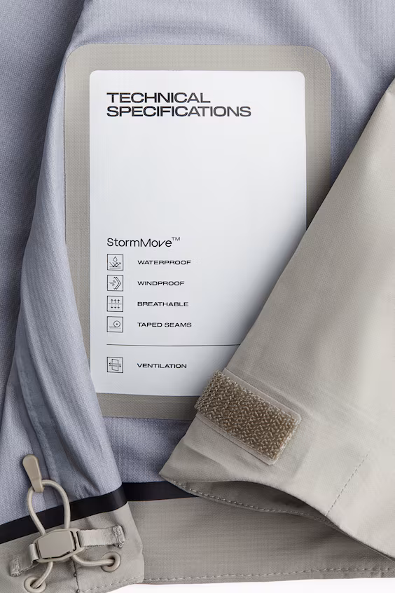 Лёгкая трёхслойная куртка shell с stormmove™