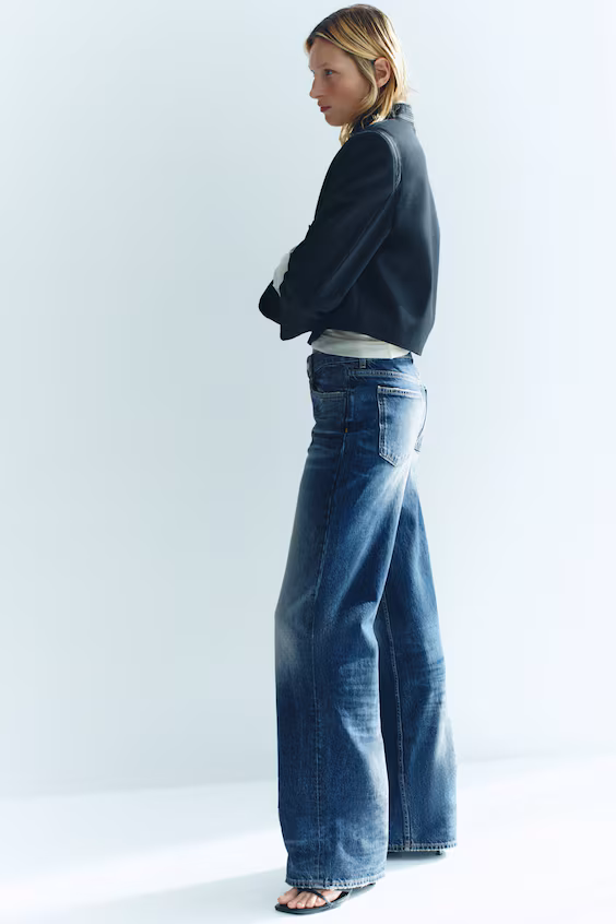 Джинсы tall fit с широким стандартным поясом