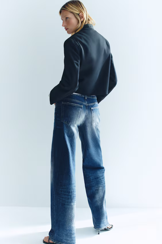 Джинсы tall fit с широким стандартным поясом