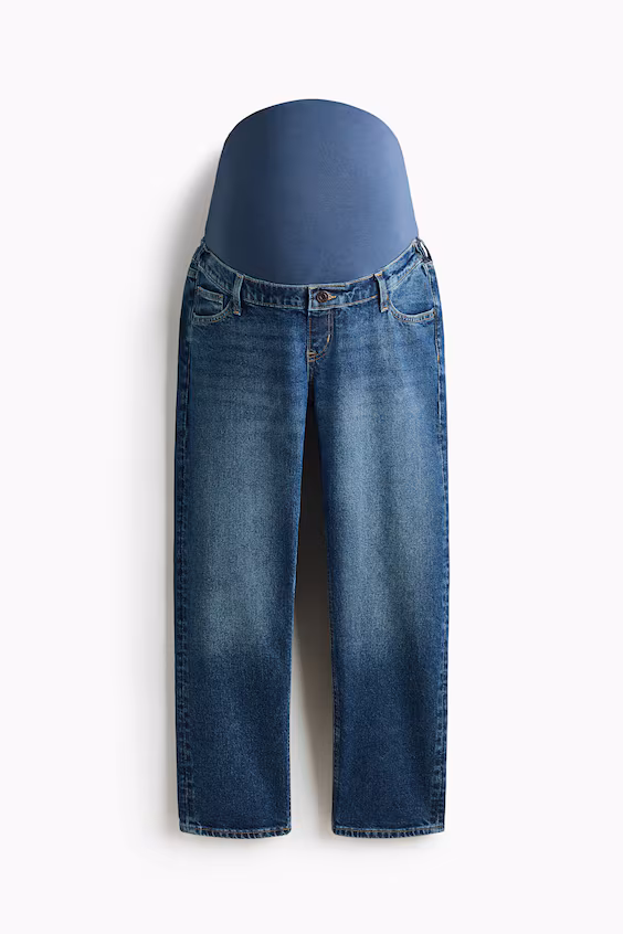 Джинсы mama slim mom укороченные
