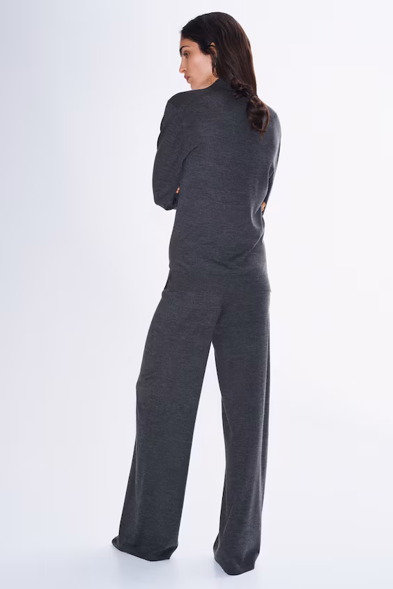 Поло из тонкой шерсти мериноса h&m