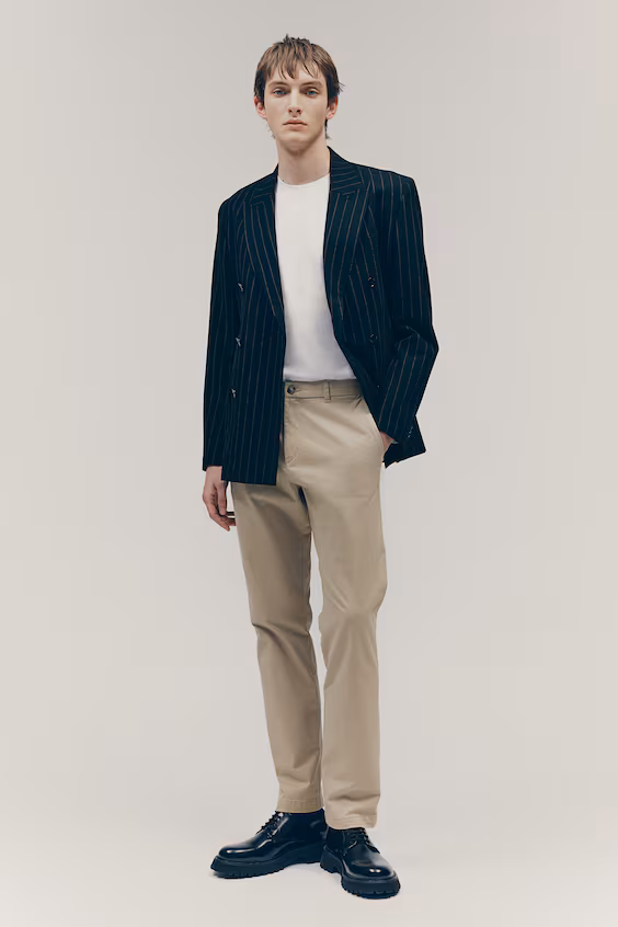 Брюки chino slim fit из хлопка