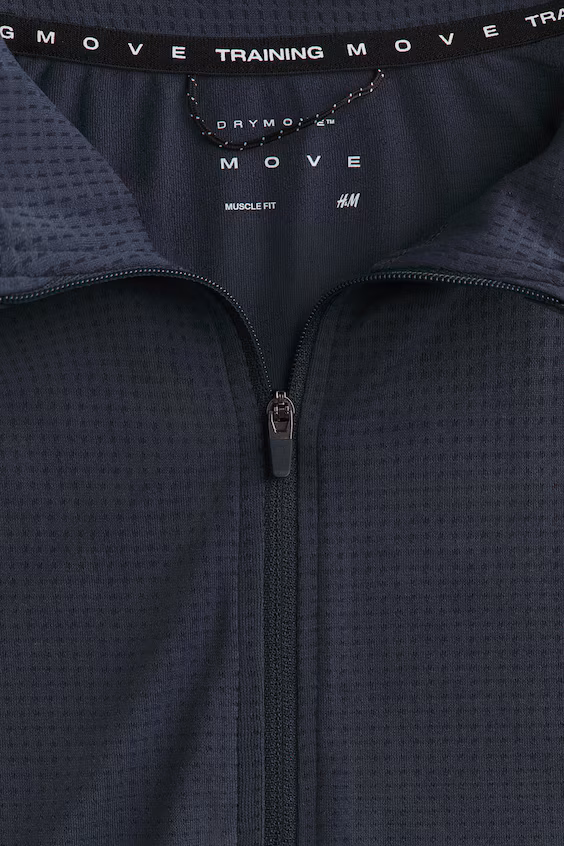 Спортивный свитер с технологией drymove™ облегающего кроя h&m