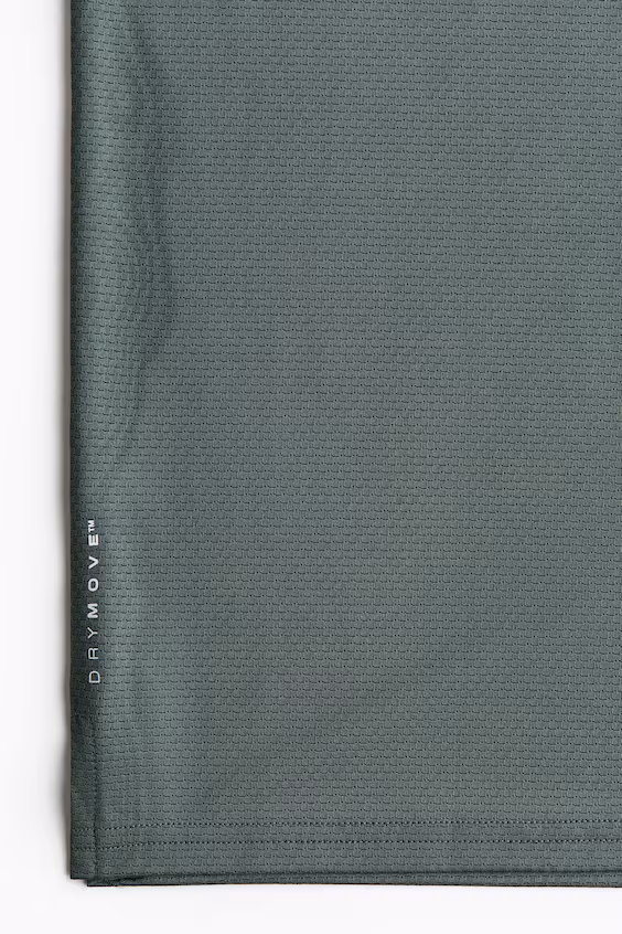 Спортивный топ с технологией drymove™ стандартного кроя h&m
