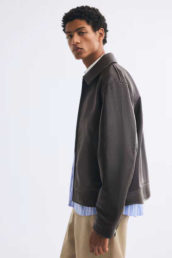 Пальто с воротником h&m
