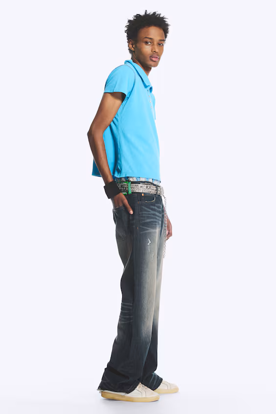 Джинсы bootcut с пониженной посадкой, стандартные