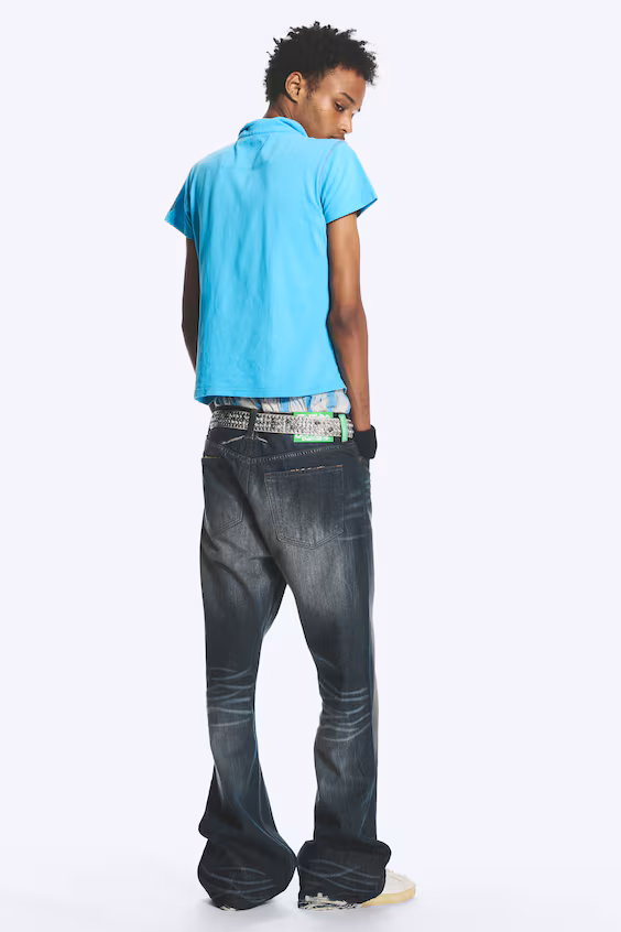 Джинсы bootcut с пониженной посадкой, стандартные