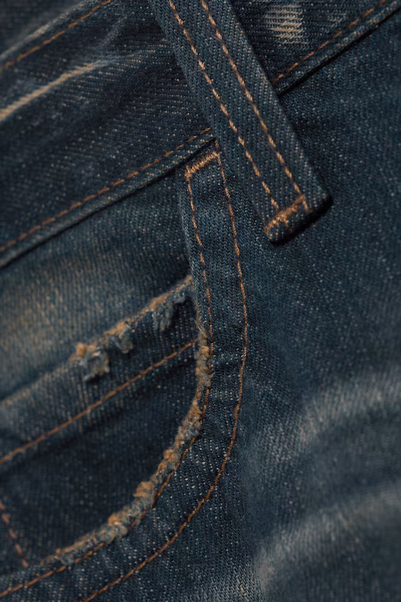 Джинсы bootcut с пониженной посадкой, стандартные