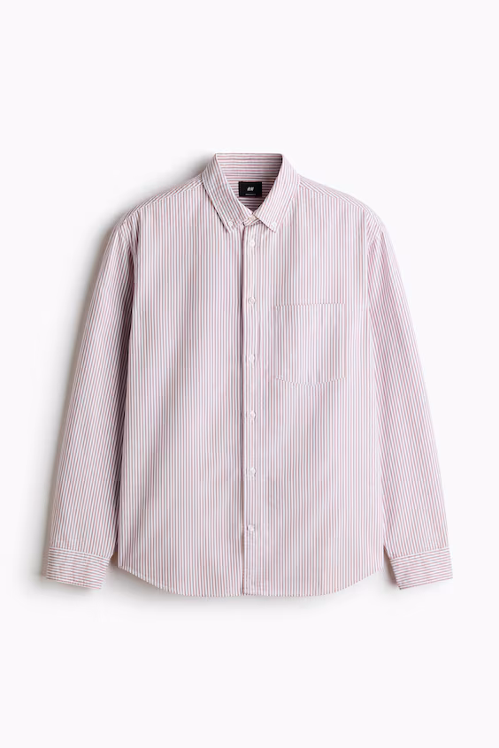 Рубашка оксфорд, стандартный крой